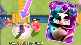 Evolved Electro-WIZARD ULTIMATE Clash Royale Funny Moments Glitches MEMES #64