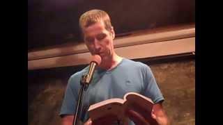 Edward Mullany at the September 2015 Sunday Salon NYC