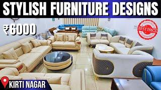 Stylish furniture on affordable prices in Kirti nagar furniture market delhi Latest Sofa designs