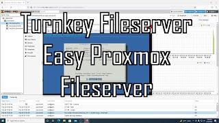 How to setup Turnkey Linux Fileserver on Proxmox VE