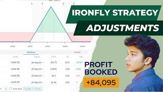 IRON FLY option strategy with ADJUSTMENTS (full breakdown)