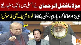 Maulana Fazl Ur Rehman Historic Speech in National Assembly | Molana Fazl Ur Rehman Speech Today