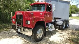 Factory Air ride suspension on an R-Model Mack