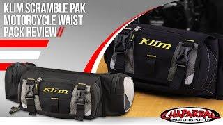 Klim Scramble Pak Motorcycle Riding Bag Review