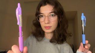 ASMR art student gives you a cranial nerve exam