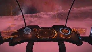 Elite Dangerous: Flight through nebula