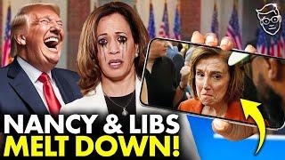 Nancy Pelosi BURST Into TEARS On LIVE-TV at Kamala Concession Speech To Trump, Kamala Voters SOB 