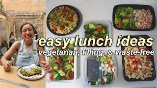 vegetarian lunches for work  meal prep with me for my 9-5