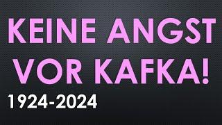 Keine Angst vor Kafka! 100 Jahre Franz Kafka 1924-2024 Literatur Klassiker Büchertipps #booktube