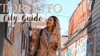 GRWM + TORONTO CITY GUIDE: Morning + Night Routine | 5 Best Spots