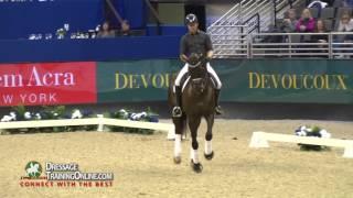 Dressage training with Isabel Werth, young horse, medium level and advanced training