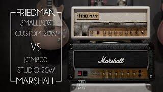 Friedman Smallbox 20W vs Marshall Studio JCM800 20W