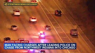 Man leads police on high-speed police chase, with child inside car, from Indiana to Chicago: VIDEO