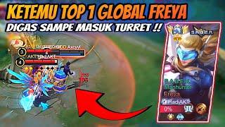 Ketemu Top 1 Global Freya !! Ngeri Banget Digas Sampe Masuk Turret