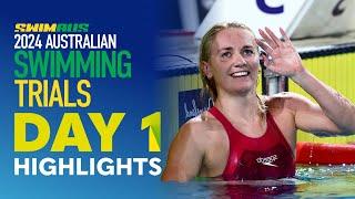 Australian Swimming Trials - Night 1 Highlights | Wide World of Sports