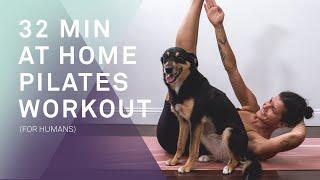 32 Minute At Home Pilates Workout | No Props Required #StayHome #WithMe