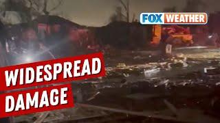 Major Damage Reported In Oklahoma City Area After Tornadoes Tear Across Region