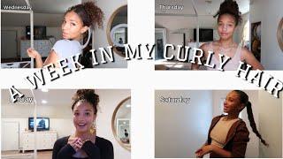 A WEEK IN MY CURLY HAIR