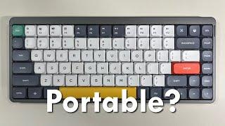 Portable travel keyboards