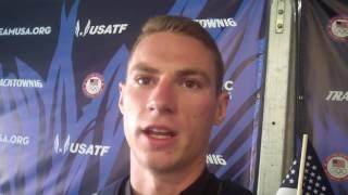 Clayton Murphy After Winning 2016 Olympic Trials 800