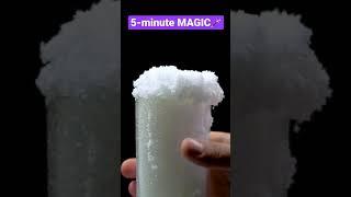 I tried to make home snow #shorts #experiments #science #5minutemagic