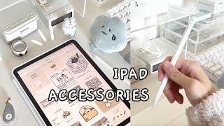 aesthetic ipad accessories unboxing [feat yebos] ️ case, keyboard, pencil