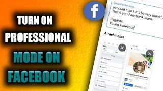 How To Turn On Professional Mode On Facebook @bakosmarttech