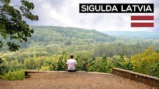 My Day in SIGULDA  | Visiting the FORESTS OF LATVIA! (Gauja National Park)