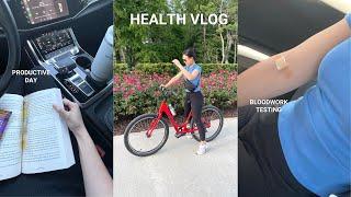 HEALTH VLOG | getting hormonal testing done, low toxic beauty products & May TBR