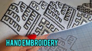 Amazing hand embroidery 🪡  : needlework tutorial , embroidery design for decoration