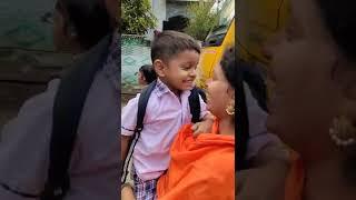 Thivi Cried School Day Emotional  அம்மா Miss You  #shorts #vinothseetha
