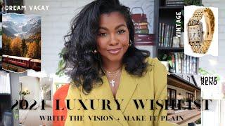 MY 2024 LUXURY WISHLIST || home renovations, monthly long vacations, vintage watch + more