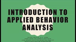 CHAMP Webinar Series - Introduction to Applied Behavior Analysis (ABA) Therapy