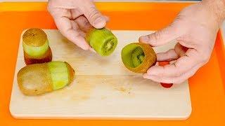 Amazing FOOD TRICKS | Skin kiwi | Fruit Carving