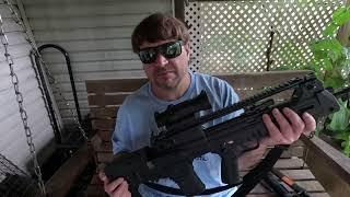 US Army Gulf War Vet Fires A Bullpup For The 1st Time (What's The Best Rifle For A Beginner?)