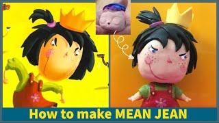 Making “MEAN JEAN” from “The recess queen” out of old LOL doll / doll makeover