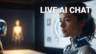 Chat with Artificial Intelligence live on YouTube! #chatgpt #aitube #artificialintelligence #chat