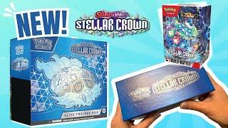 New Pokémon Stellar Crown Elite Trainer Box Opening + Build & Battle Box  Rips! #Gifted #Pokemon