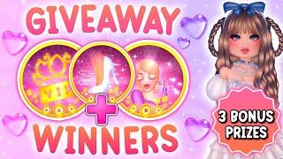 HUGE DRESS TO IMPRESS GIVEAWAY WINNERS! #10 || ROBLOX