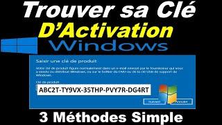 COMMENT TROUVER SA CLÉ D'ACTIVATION WINDOWS 10