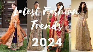 Latest Fashion Trends 2024|Trendy Dress Design Ideas|Party Wear Dresses|Wedding Wear Dresses