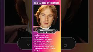 Richard Clayderman MIX Best Songs #shorts ~ 1970s Music ~ Top Easy Listening, Classical, New Age