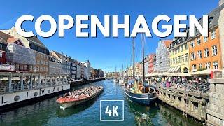 Copenhagen, Denmark on a sunny, busy sunday | Walking Tour