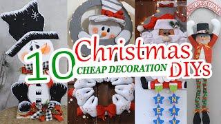 10 Cheap Diy Christmas Decoration Ideas using Cardboard,Felt....