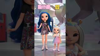 Amaya Plays This or That with her Little Sister - Opal  | Rainbow High #shorts