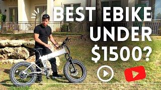 Best Electric Bike Under $1500!? Luna Eclipse Folding Ebike Review