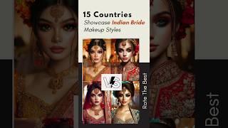 Indian Bride Makeup Trend by 15  Nations #indianbride #indianbridemakeup #indowestern    #sansanana