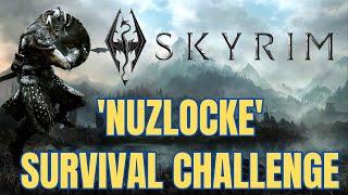 I attempted a Skyrim: Nuzlocke Survival Challenge (Legendary difficulty)