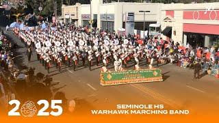 Seminole HS Warhawk Marching Band | 2025 Pasadena Rose Parade