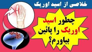 How to control uric acid چطوری اسید اوریک خون و خطر نقرس را بطور طبیعی پائین بیاورم؟